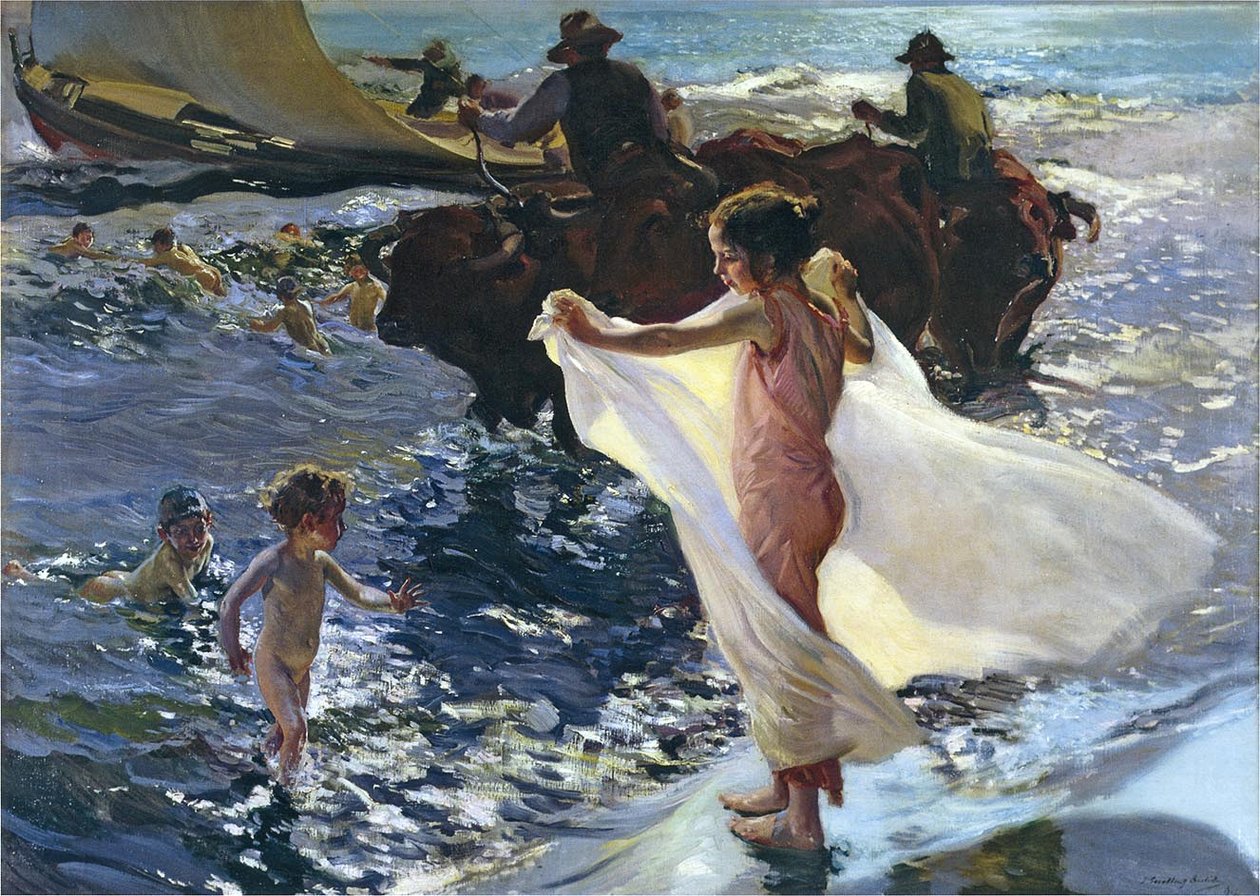 banyo saati by Joaquín Sorolla