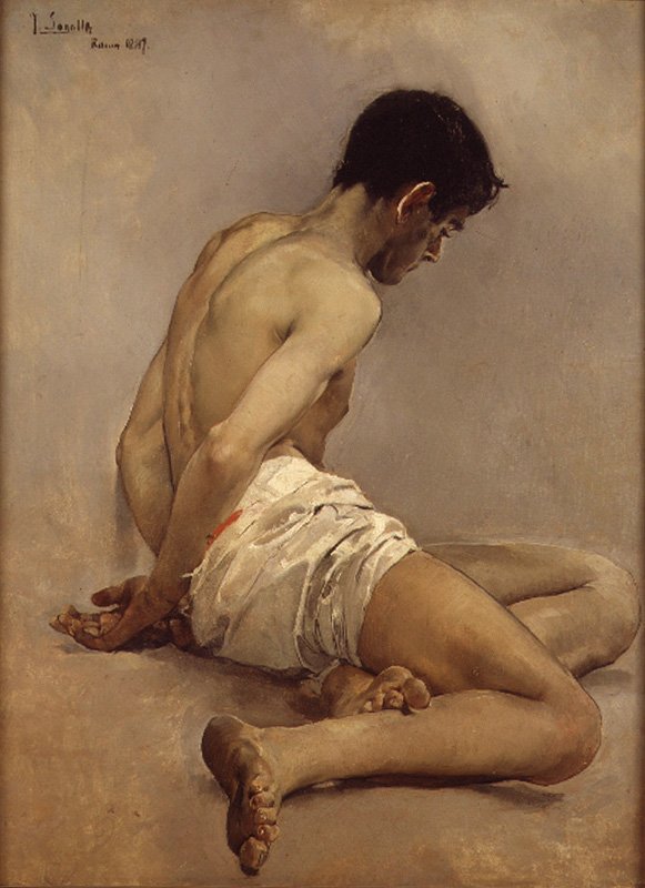 Hayattan akademik çalışma by Joaquín Sorolla