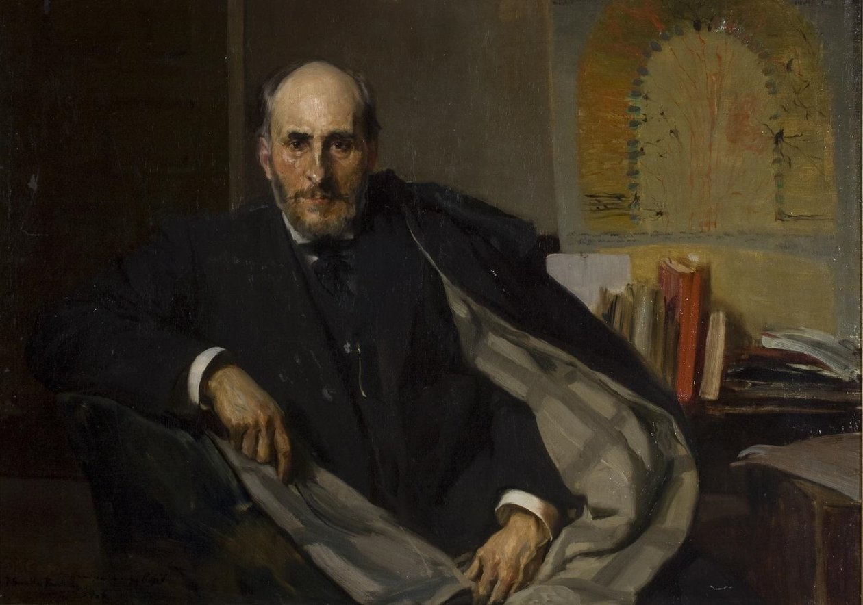 Santiago Ramon ve Cajal by Joaquín Sorolla