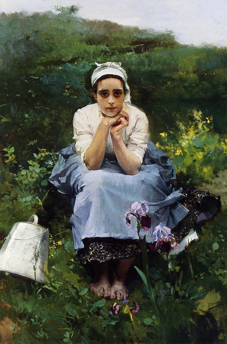 Sütçü Kız by Joaquín Sorolla