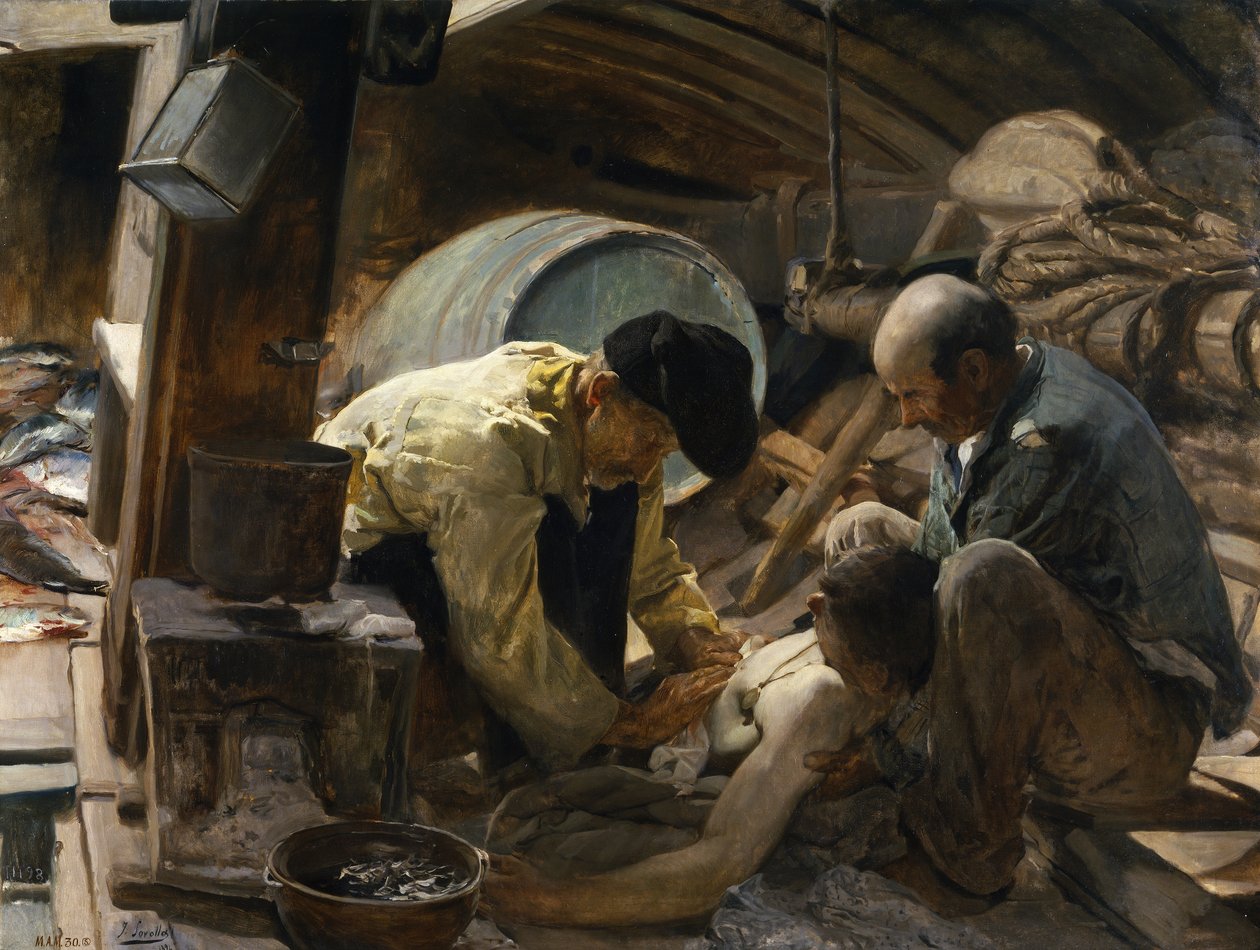Ve Hala Balığın Pahalı Olduğunu Söylüyorlar by Joaquín Sorolla