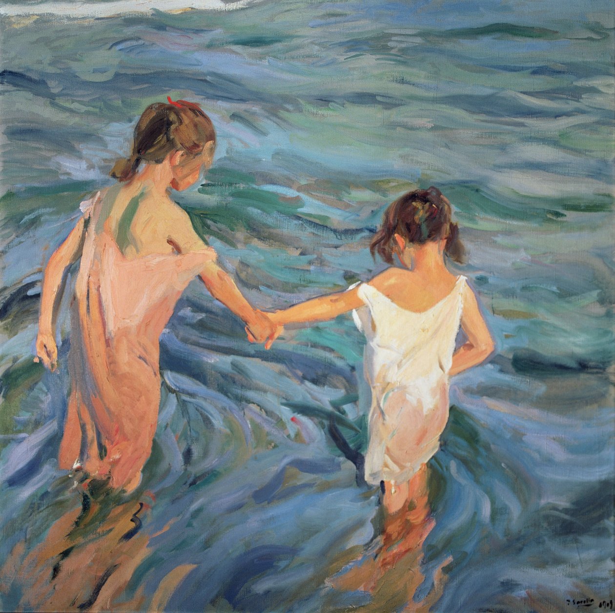 Denizdeki Çocuklar by Joaquin Sorolla y Bastida