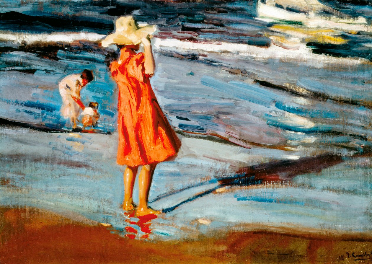 “" Sahildeki Çocuklar "” Joaquin Sorolla