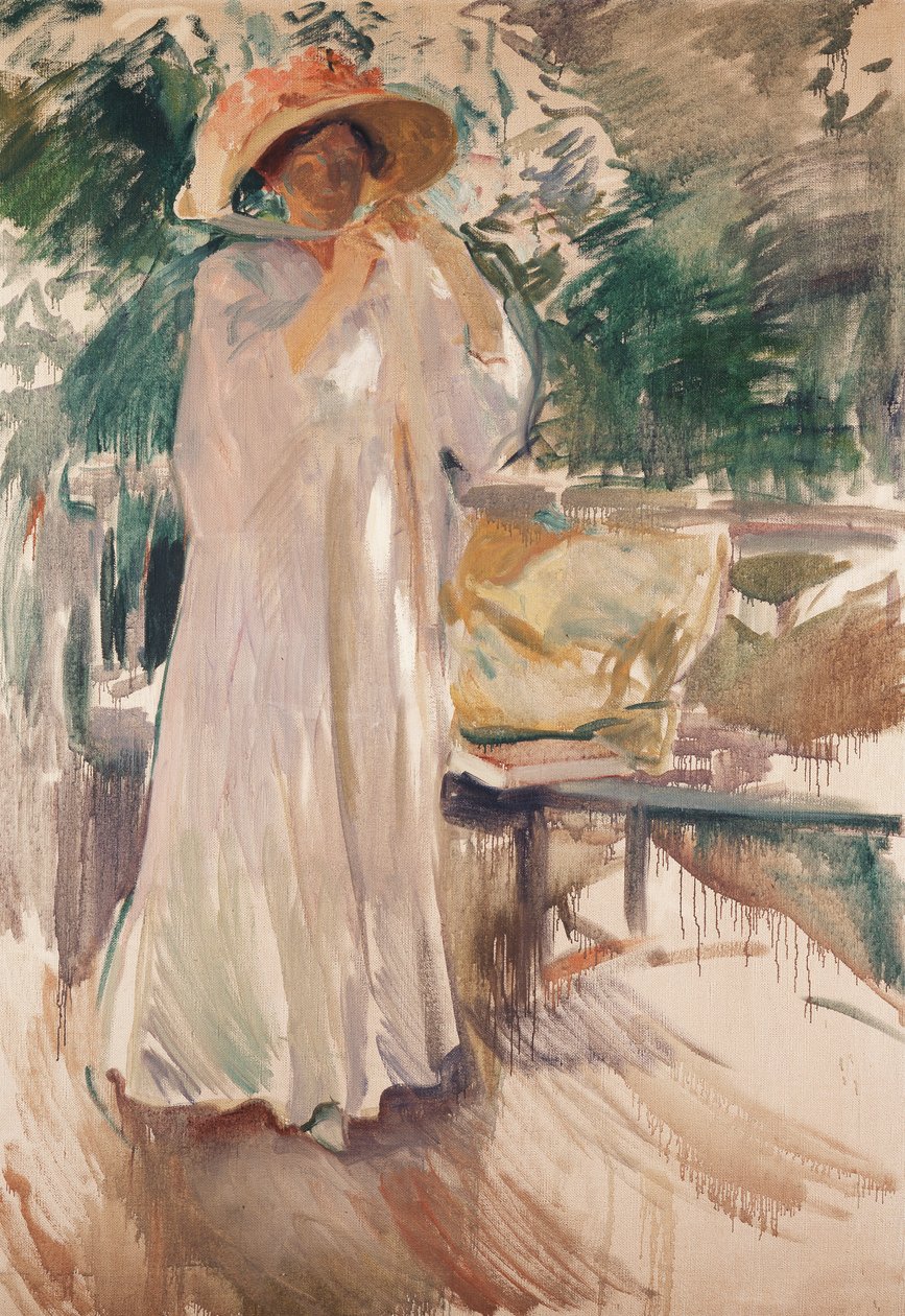 Bahçesinde Clotilde, 1910 by Joaquín Sorolla