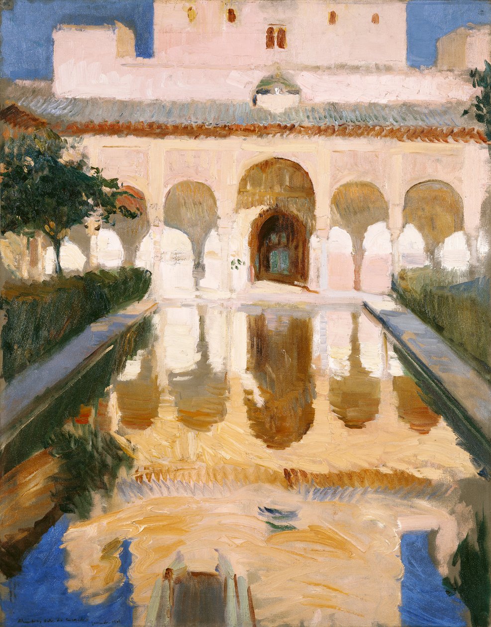Büyükelçiler Salonu, Alhambra, Granada by Joaquín Sorolla