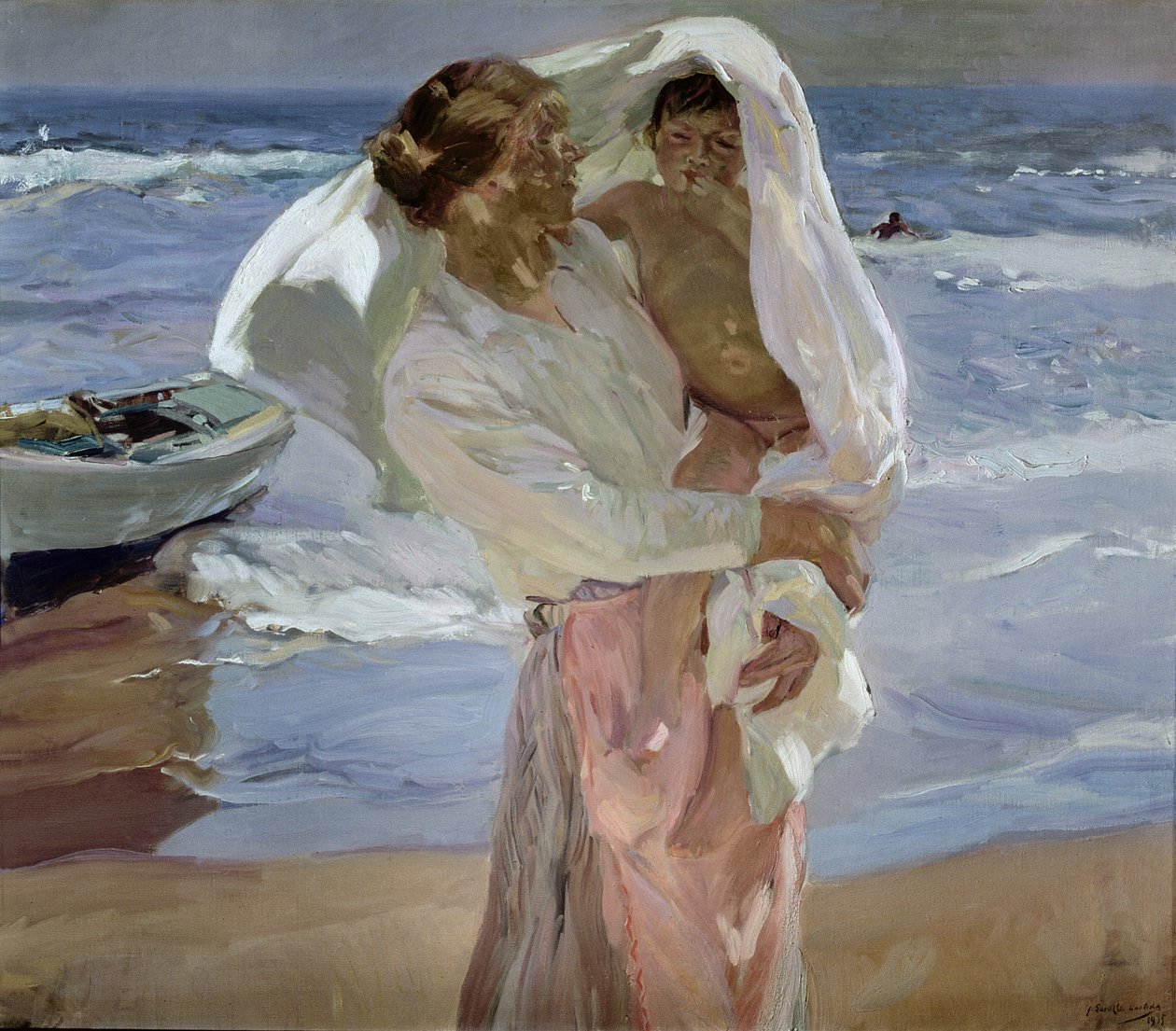 Denizden Yeni Çıkmış by Joaquin Sorolla y Bastida