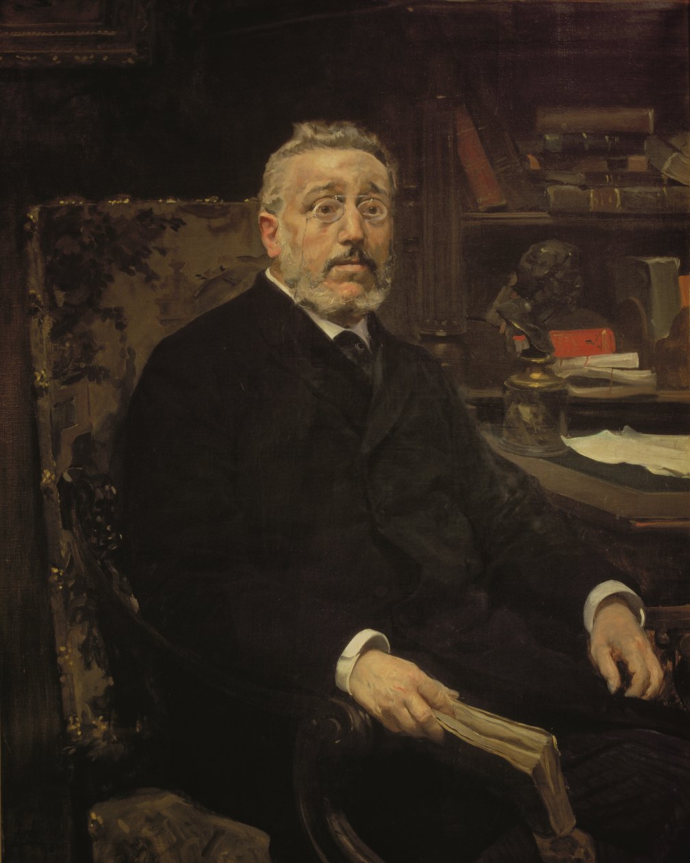 İspanyol politikacı Cristino Martos'un portresi by Joaquin Sorolla y Bastida