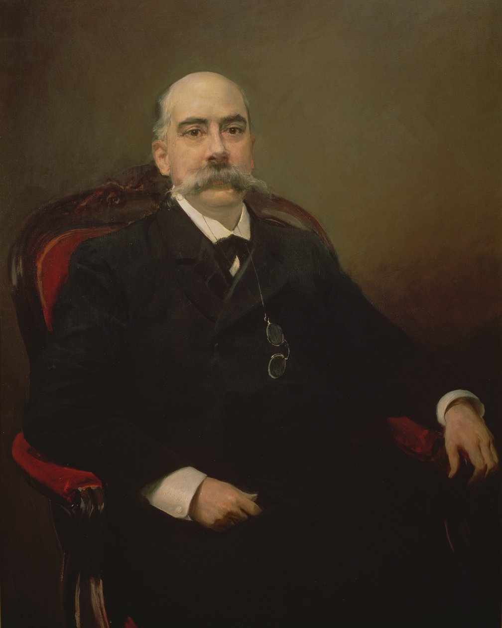 Emilio Castelar y Ripoll, İspanyol devlet adamı, hatip ve yazar portresi by Joaquin Sorolla y Bastida