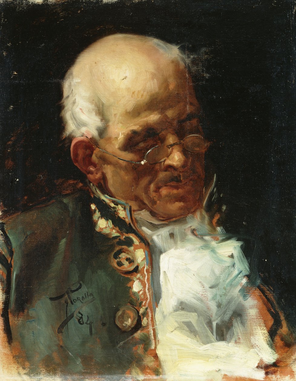 Bir Beyefendinin Portresi; Beyefendinin Portresi, 1884 by Joaquín Sorolla