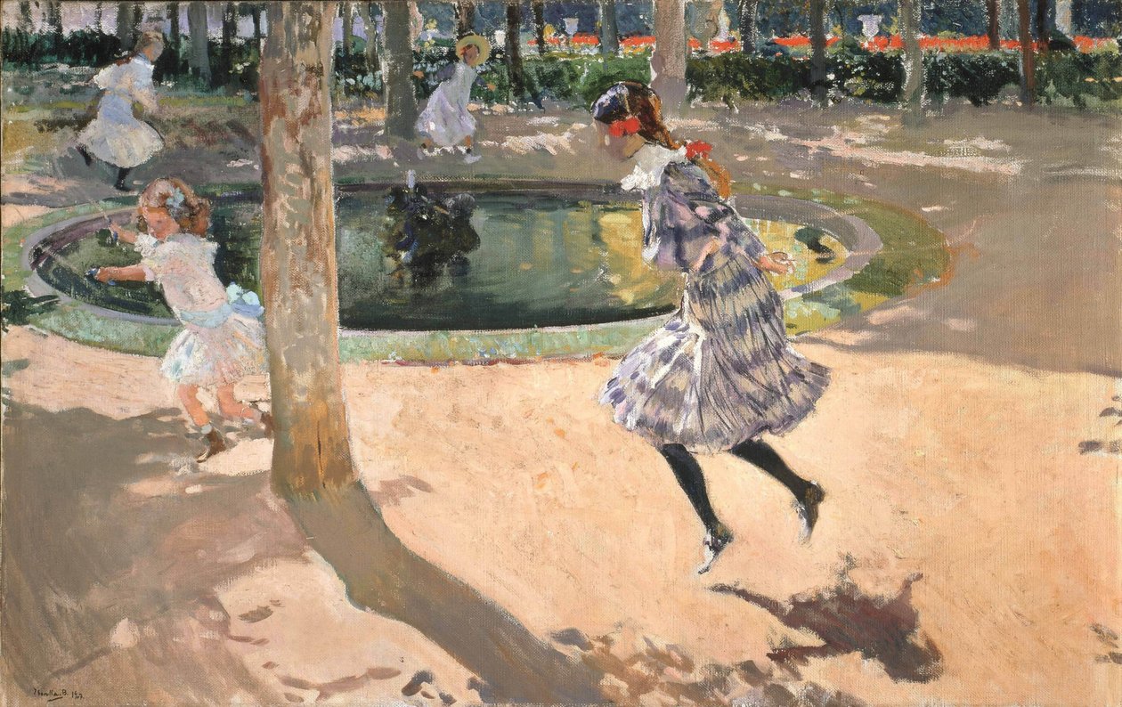 İp atlama, Çiftlik by Joaquin Sorolla y Bastida