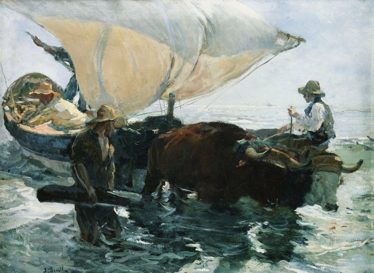 Balıkçılıktan Dönüş, 1893 by Joaquín Sorolla