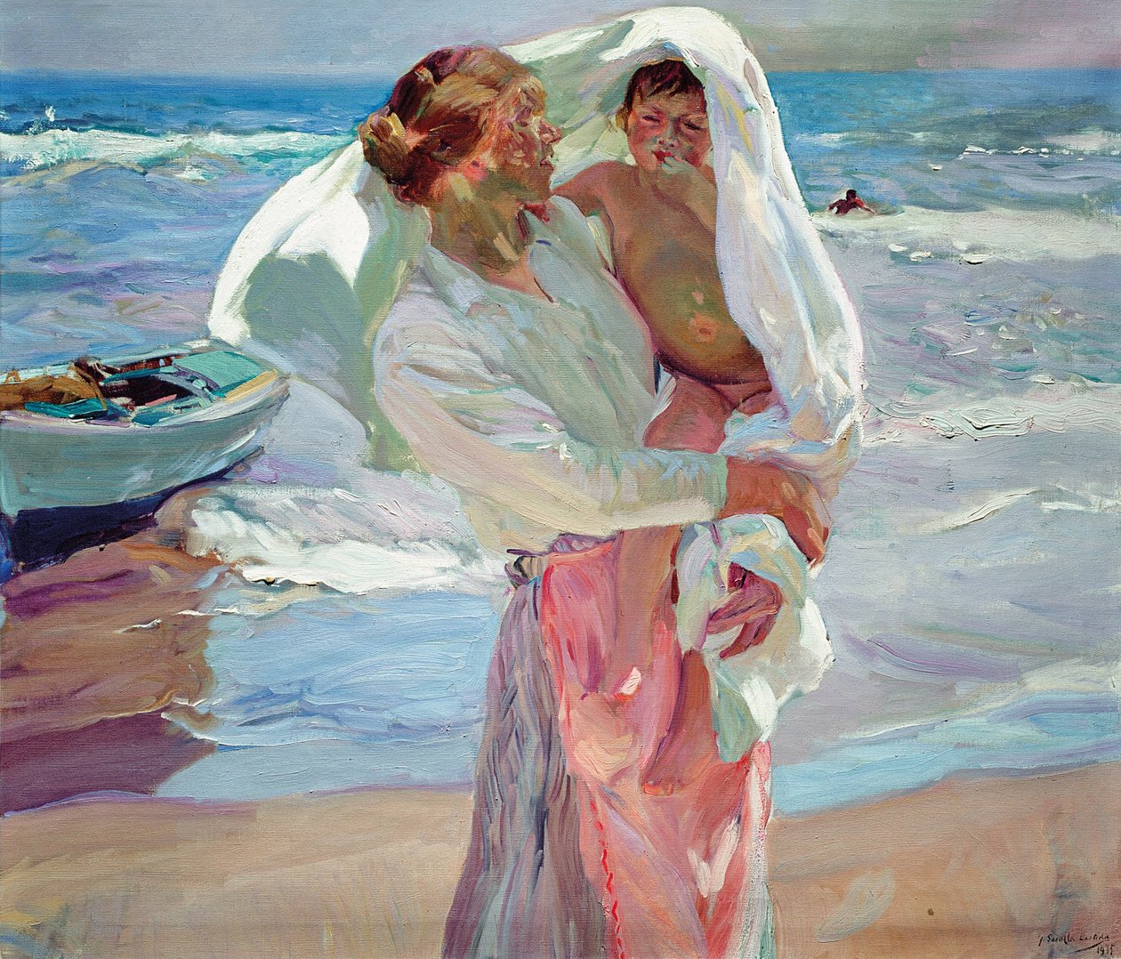 Banyodan Sonra by Joaquín Sorolla