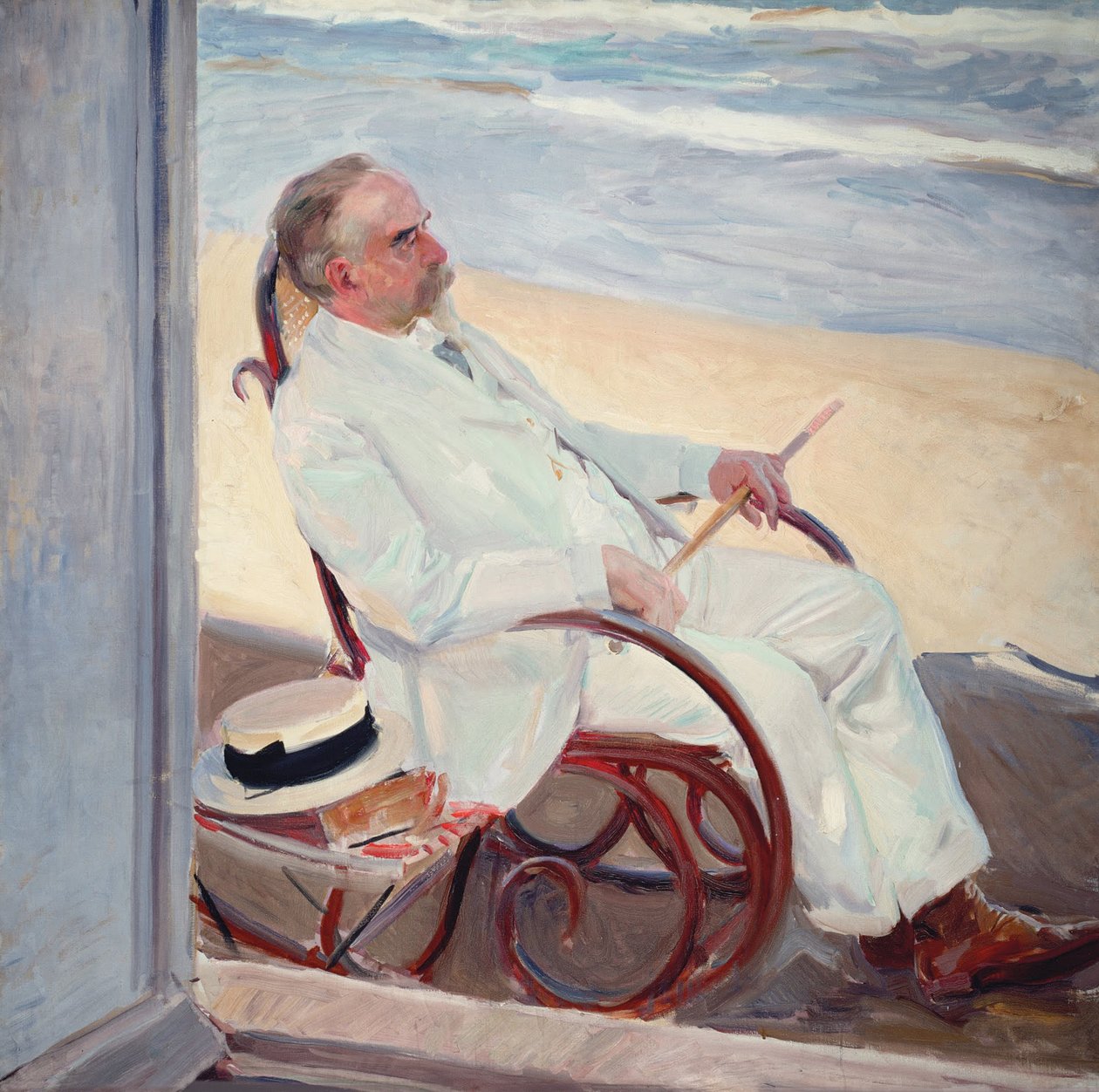 Antonio Garcia Sahilde by Joaquín Sorolla
