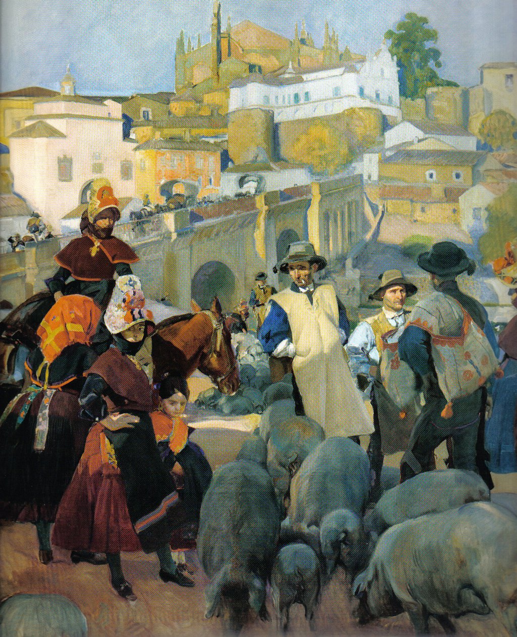 Market by Joaquín Sorolla