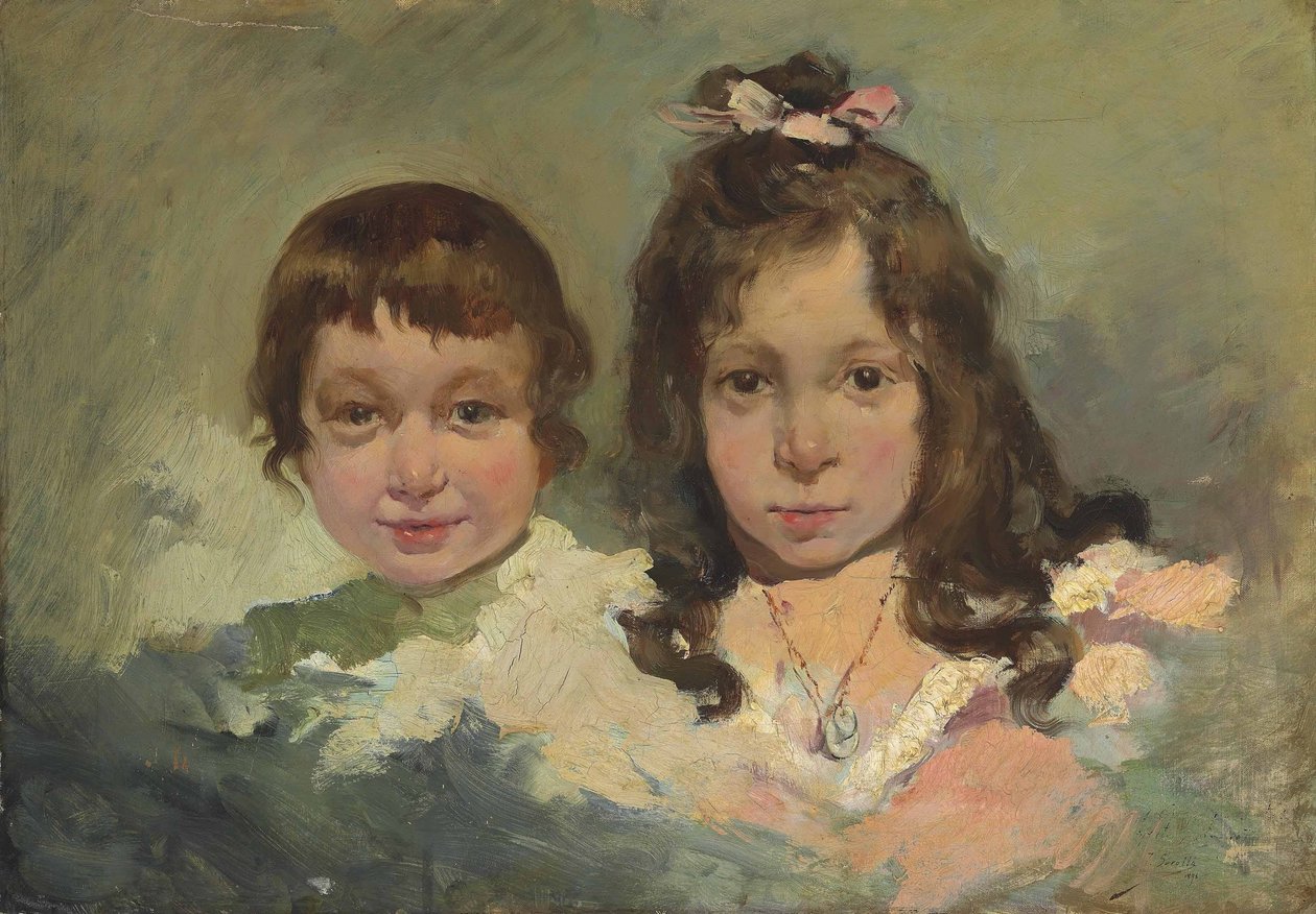 Maria ve Joaquin by Joaquín Sorolla