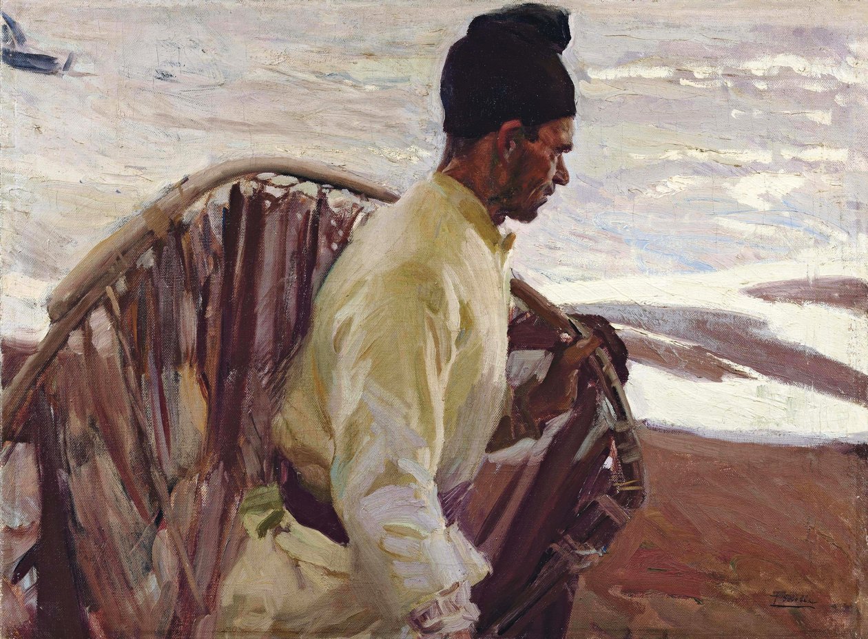 Karides balıkçısı, Valencia by Joaquín Sorolla