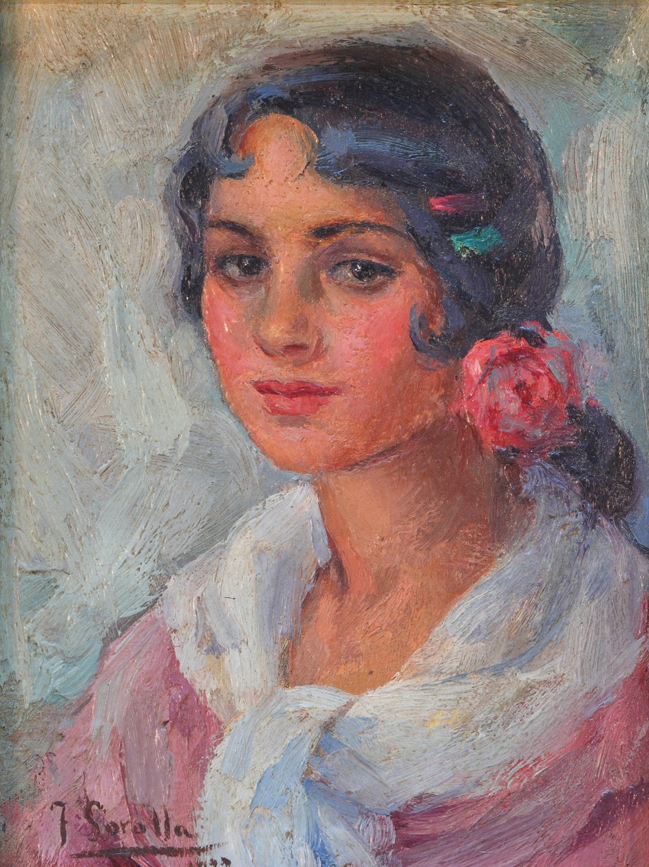 Bir Kadının Portresi by Joaquín Sorolla
