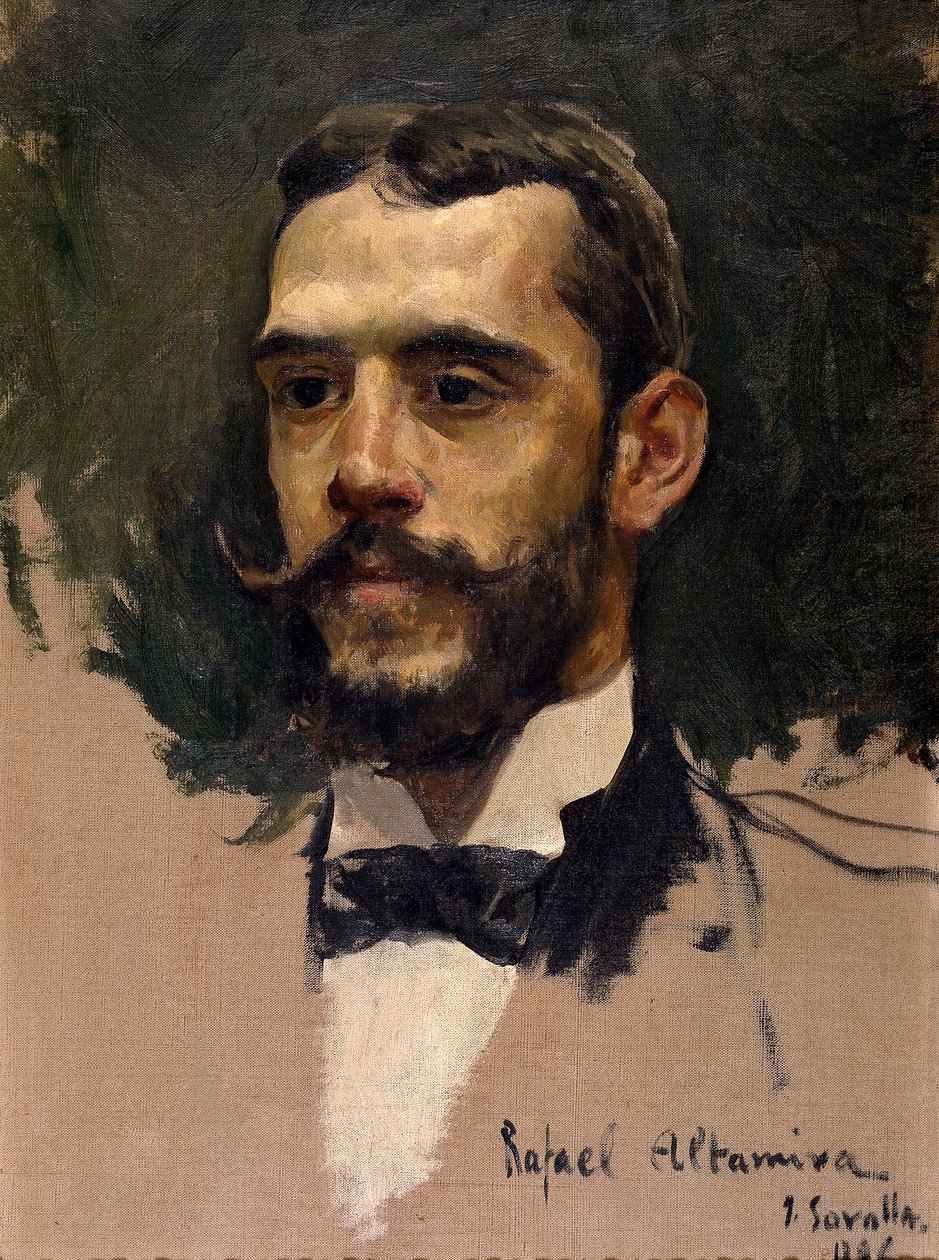 Rafael Altamira ve Crevea by Joaquín Sorolla