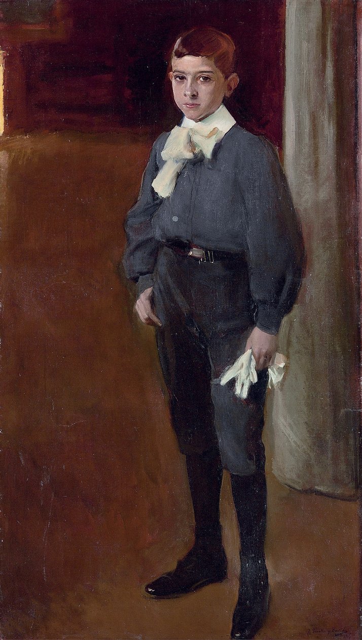 Çocuğun portresi José Maria Suárez by Joaquín Sorolla