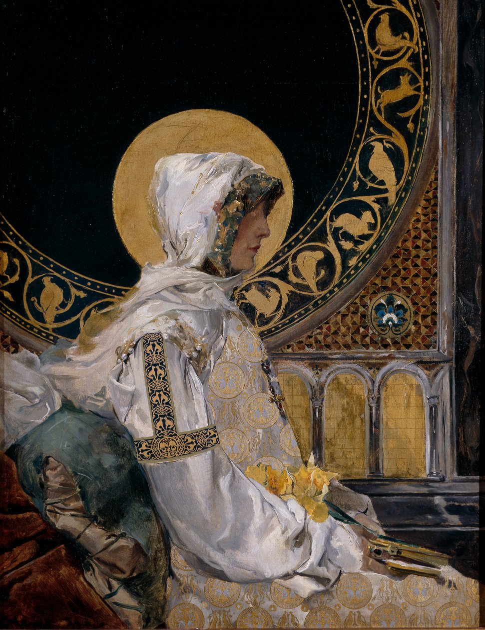 Noel Baba dua by Joaquín Sorolla