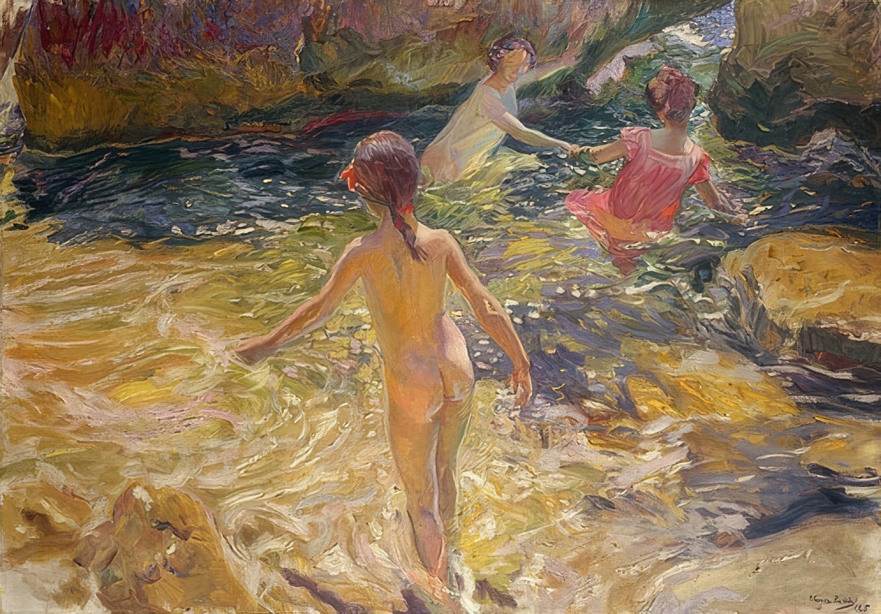 Badende, Jávea. 1905 by Joaquín Sorolla