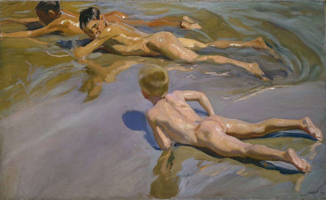 Sahildeki Çocuklar, 1909 by Joaquín Sorolla