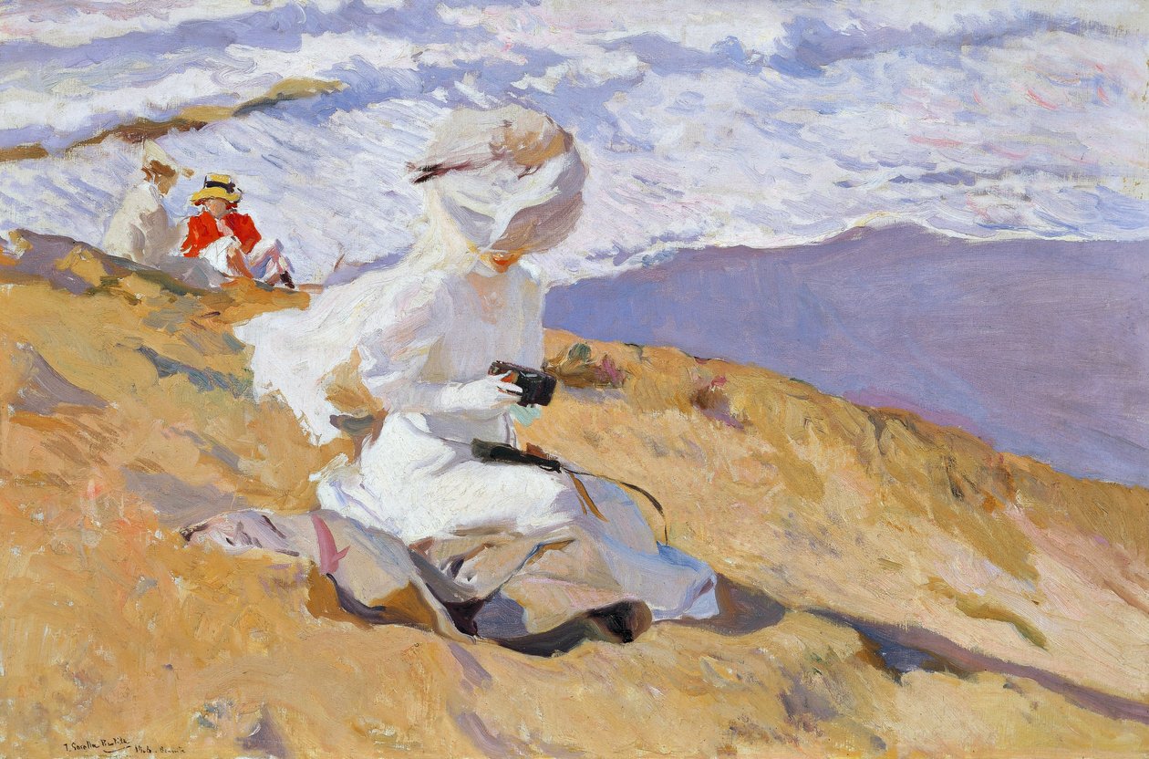 anı yakalamak by Joaquín Sorolla