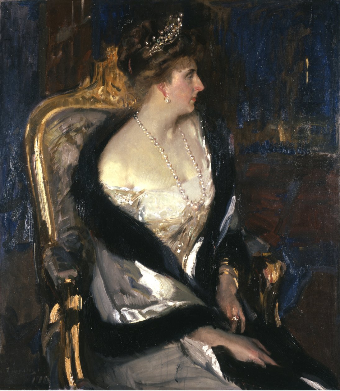 İspanya Kraliçesi Victoria Eugenie 1887-1969, 1911. by Joaquín Sorolla