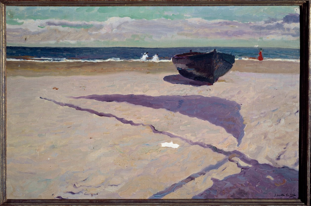 Teknenin Gölgesi Tablosu, Joaquin Sorolla y Bastida (1862-1923) 1903 Madrid, Sorolla Müzesi by Joaquín Sorolla