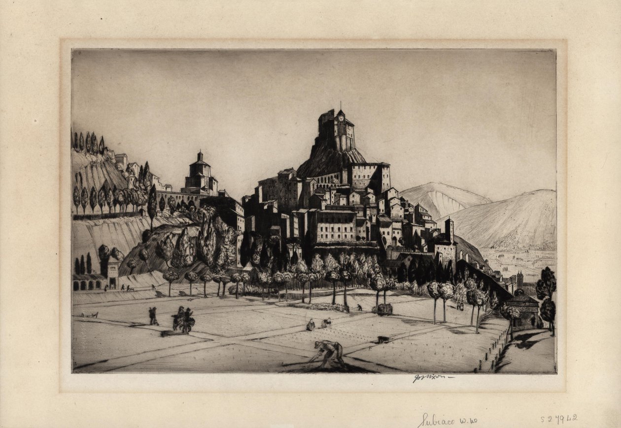 Subiaco, 1926 (kuru nokta) by Job Nixon