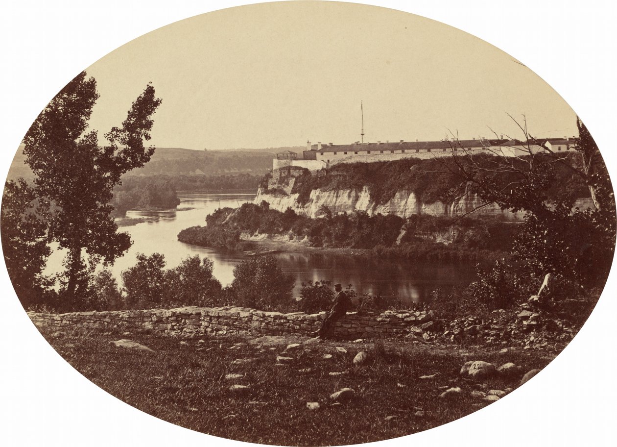 Fort Snelling, c. 1865. by Joel E Whitney