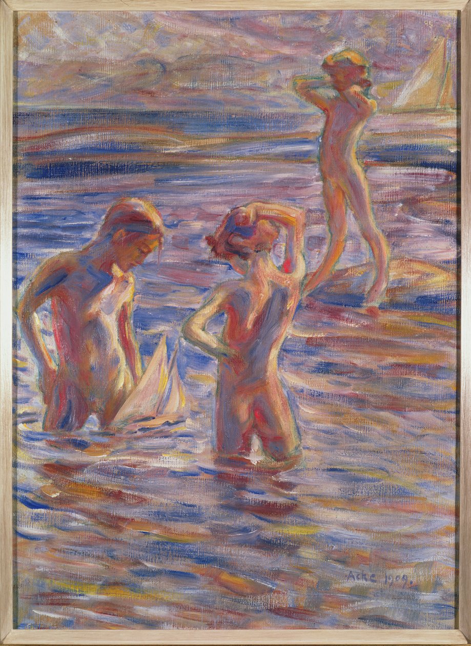 Küçük Yelken Kulübü, 1909 by Johan Axel Gustav Acke