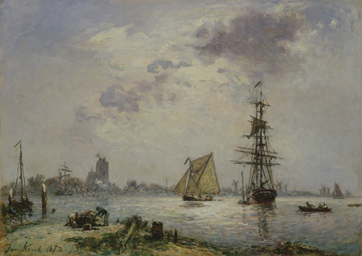 Dordrecht, 1873 by Johan Barthold Jongkind