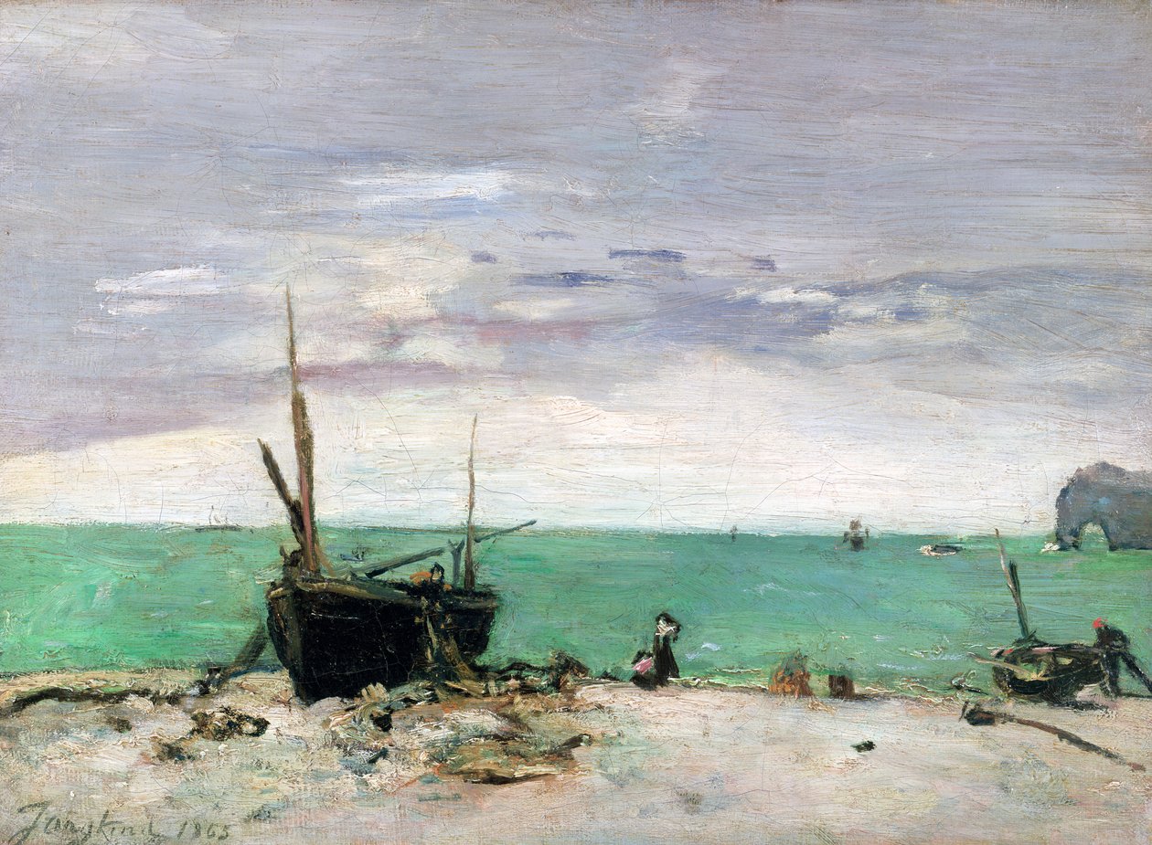Etretat, 1865 by Johan Barthold Jongkind