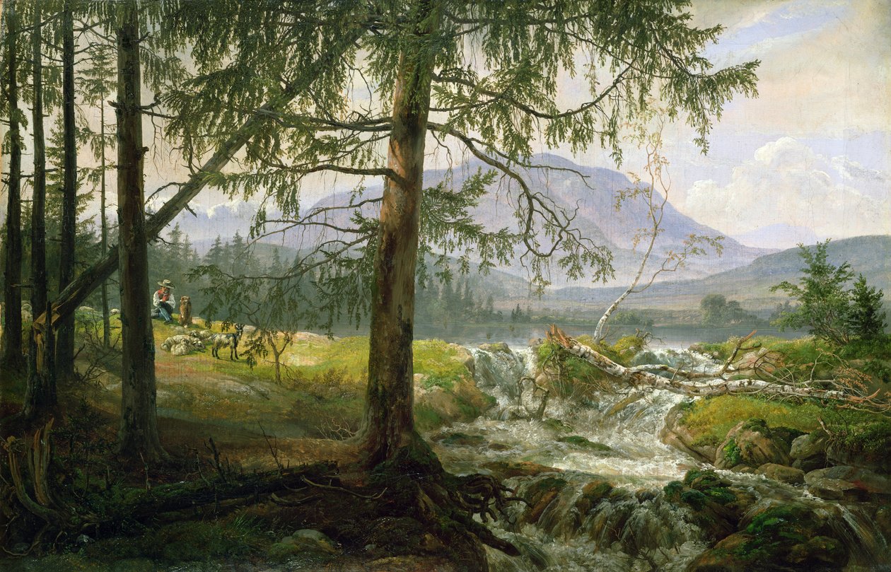 Kuzey Manzarası, 1822 by Johan Christian Dahl