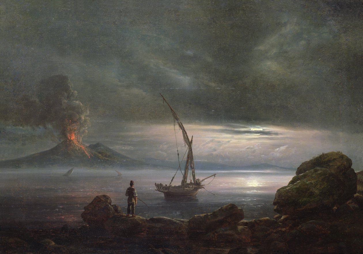 Volkan Akşam, Sicilya by Johan Christian Dahl