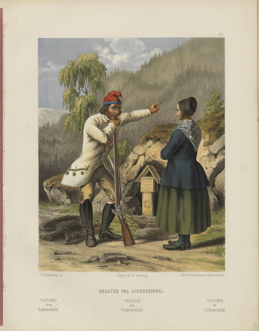 Seçilmiş Norveç Ulusal Kostümleri by Johan Fredrik Eckersberg