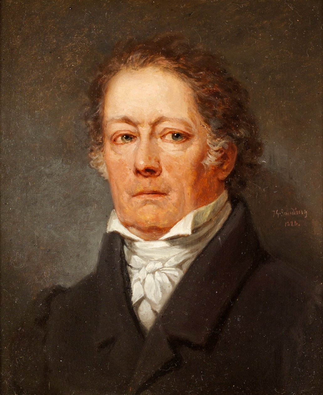 Provost, Parlamento Üyesi ve yazar, Kont Fredrik Bogislaus von Schwerin 1764-1834 by Johan Gustaf Sandberg