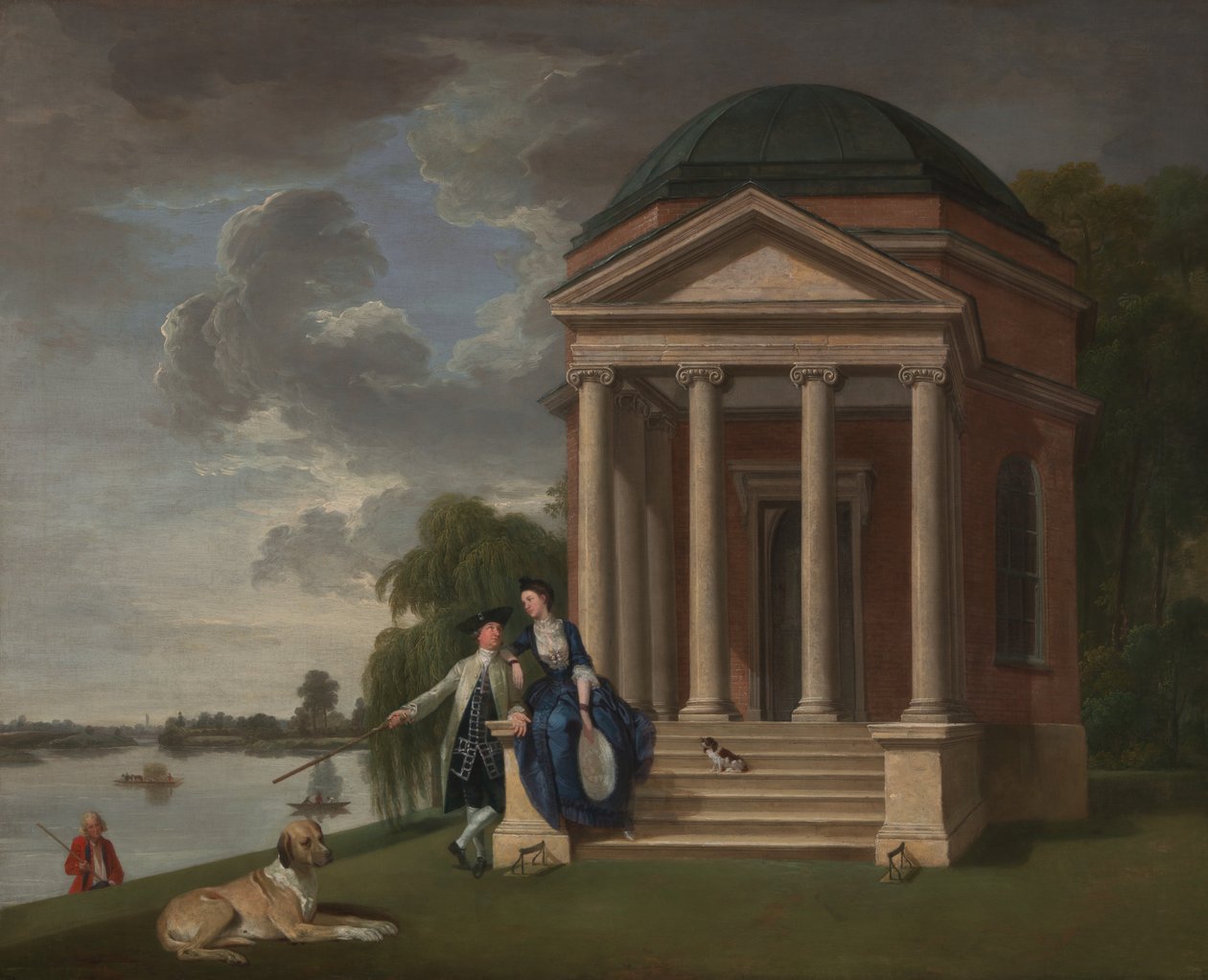 David Garrick ve eşi, Shakespeare, Hampton