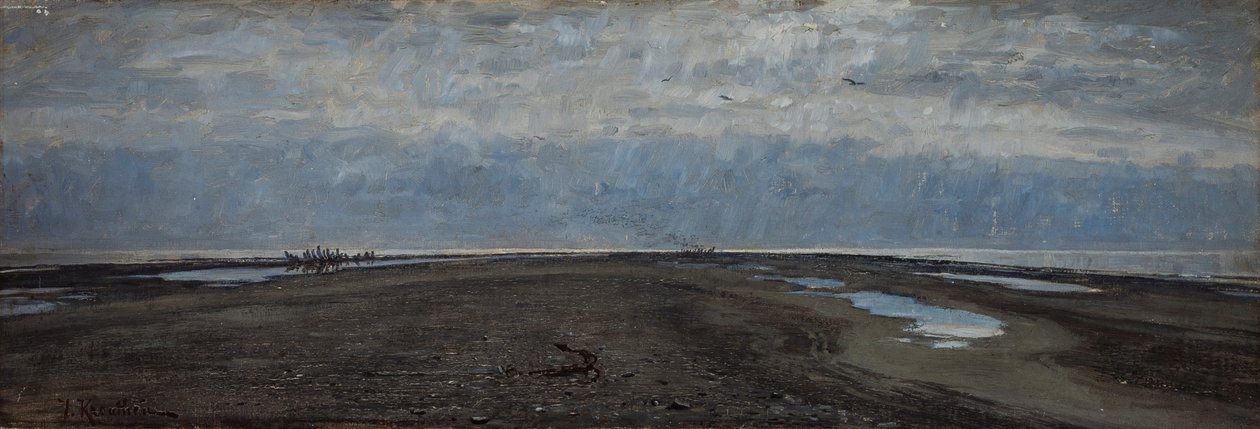 Skaw Spit. Skagen by Johan Fredrik Krouthen
