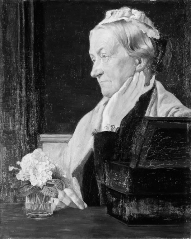 Ane Marie Rohde, b. Schmidt, sanatçının annesi by Johan Rohde