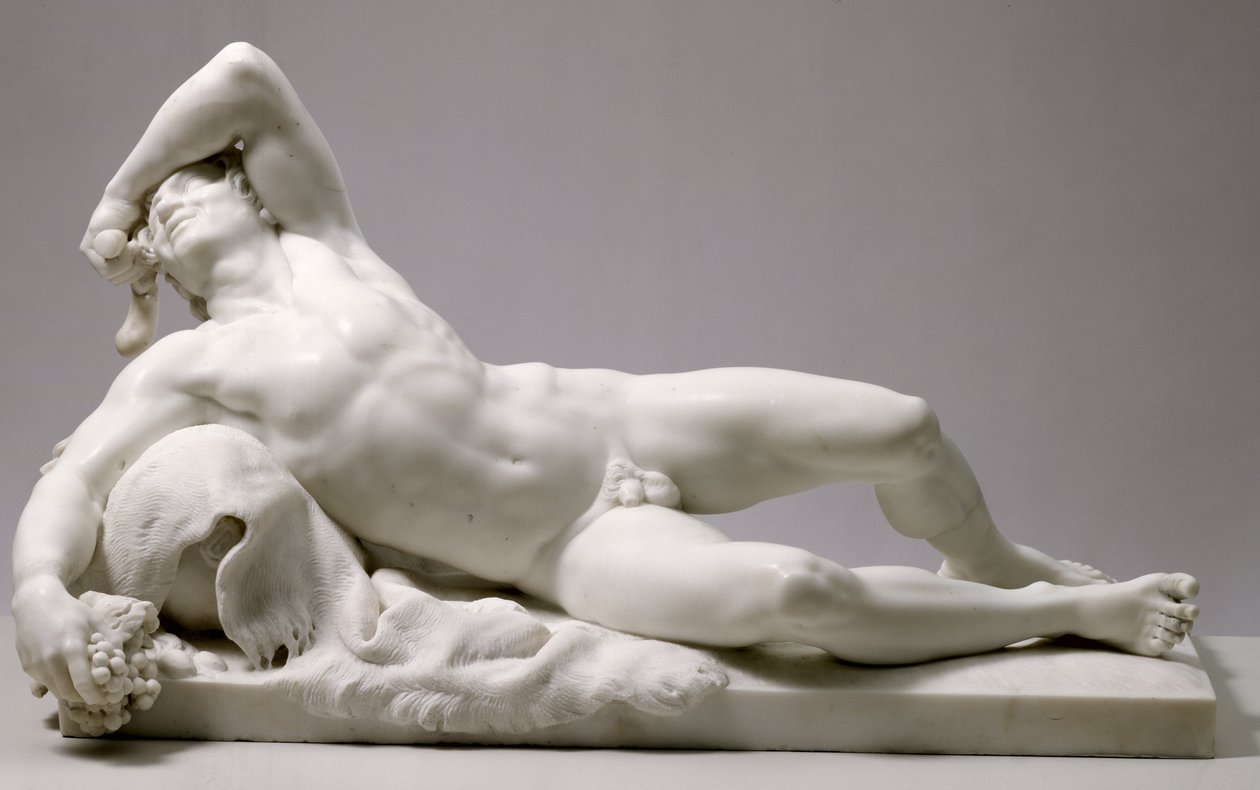 Faun (mermer) by Johan Tobias Sergel