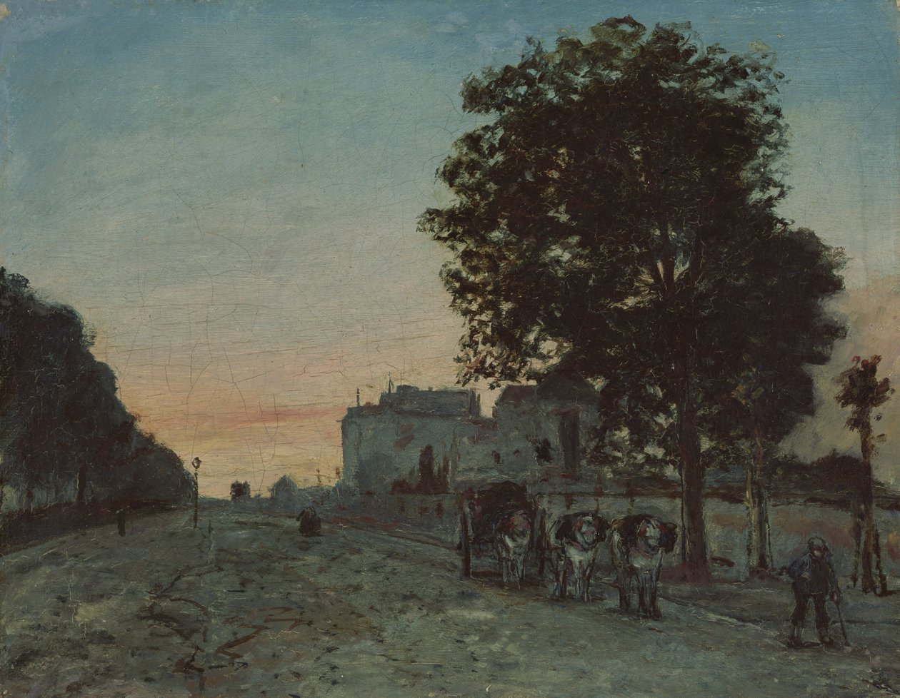 Bulvar Jourdan, Paris by Johan Barthold Jongkind