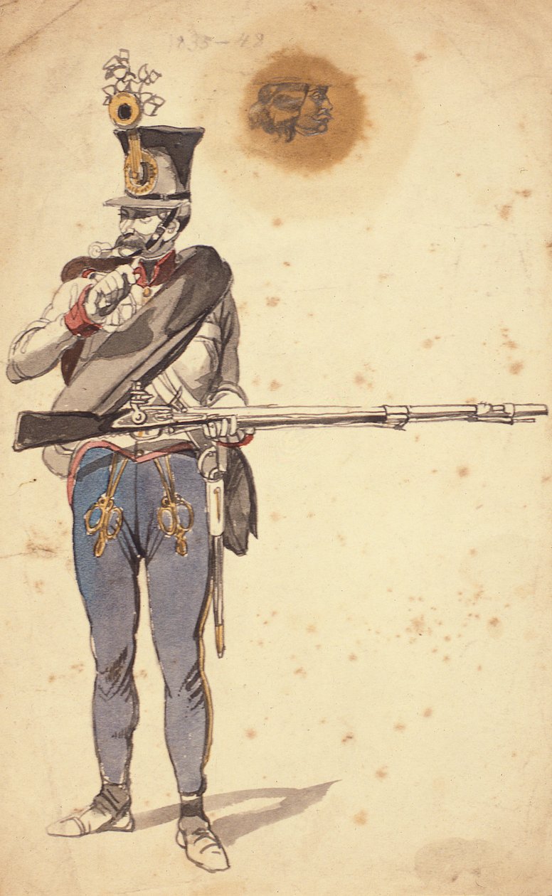 Macar Piyade Özel askeri, 1835-1849 by Johan Baptiste Heinefetter
