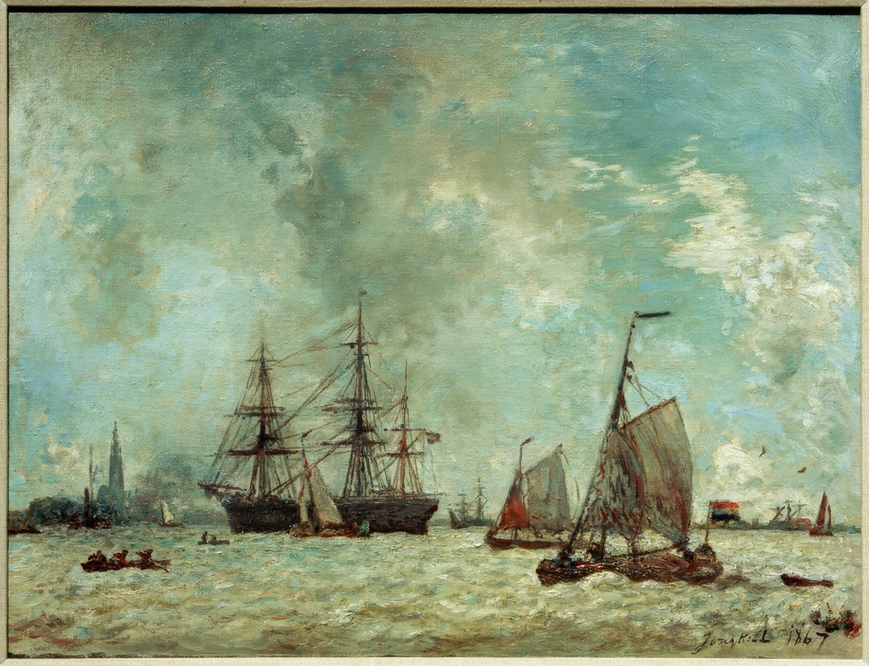 Anvers limanı by Johan Barthold Jongkind