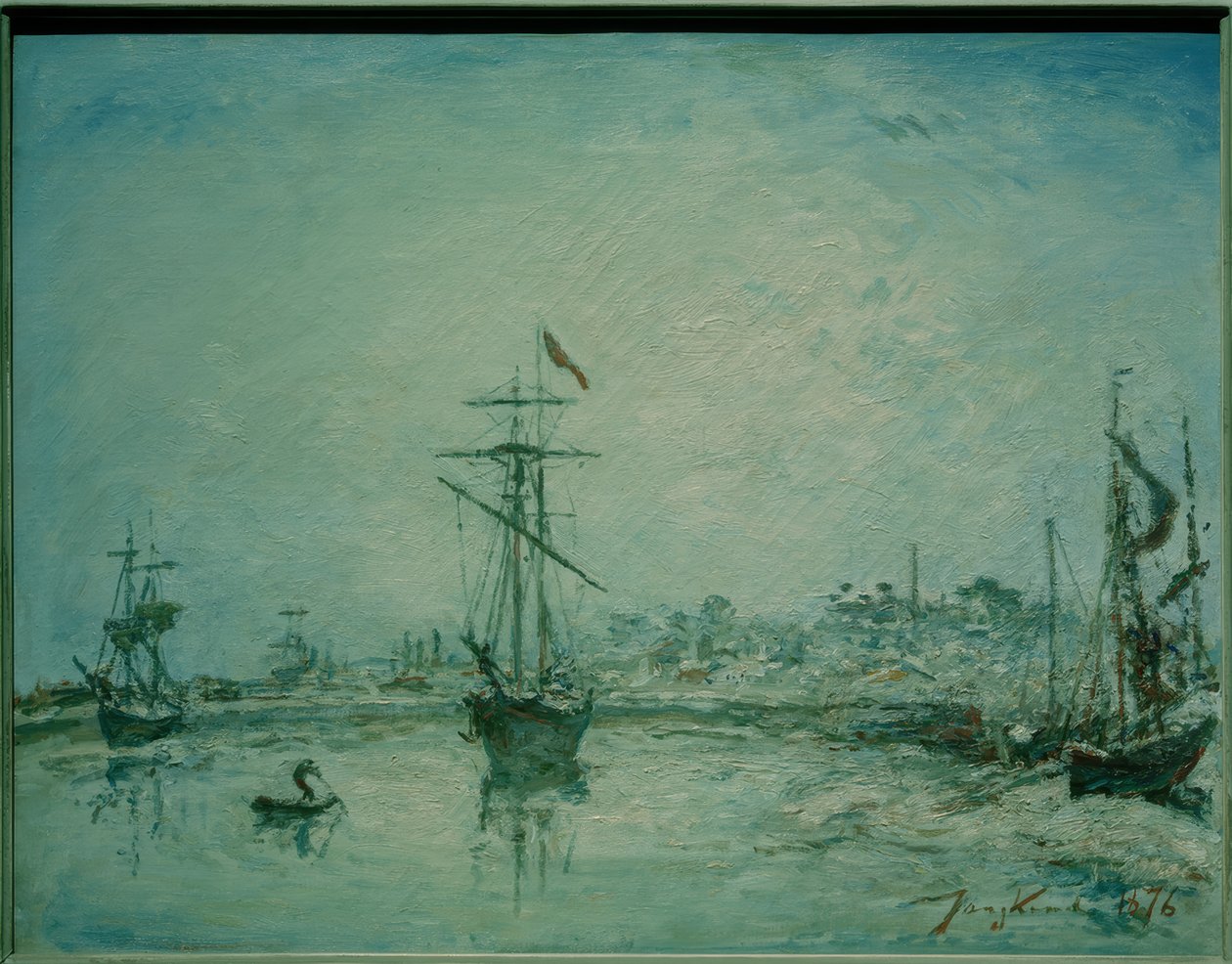 Honfleur limanı by Johan Barthold Jongkind