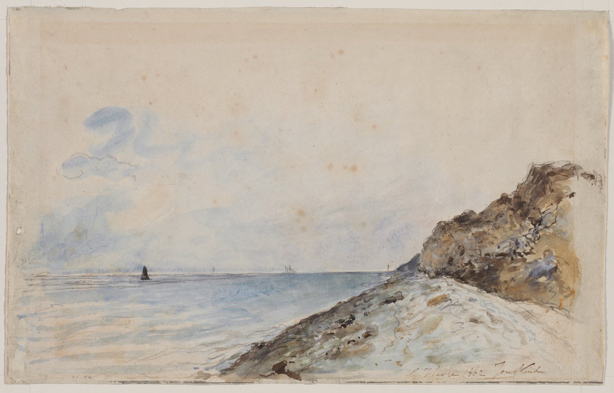 Le Havre, 1862. by Johan Barthold Jongkind