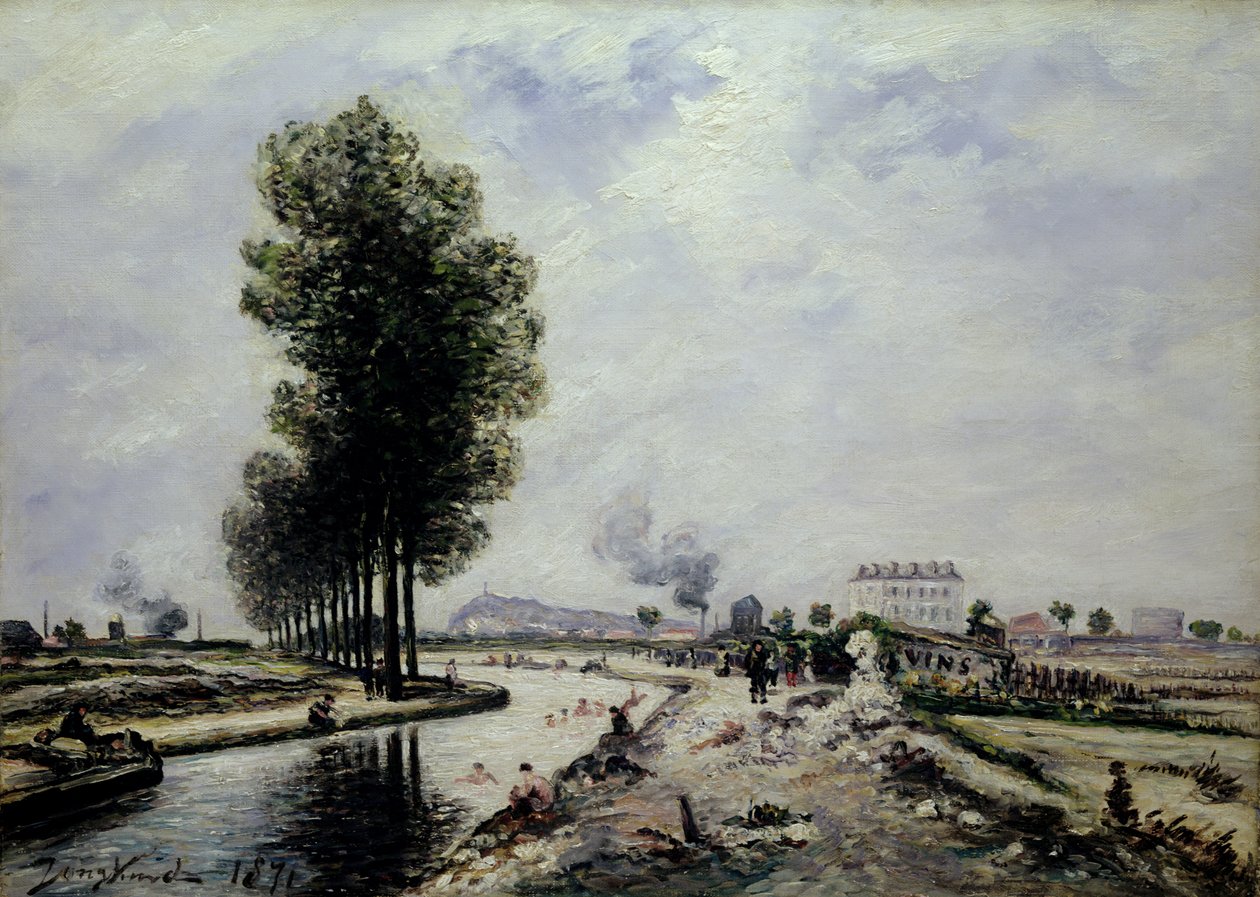 Pantin yakınlarındaki Canal de l