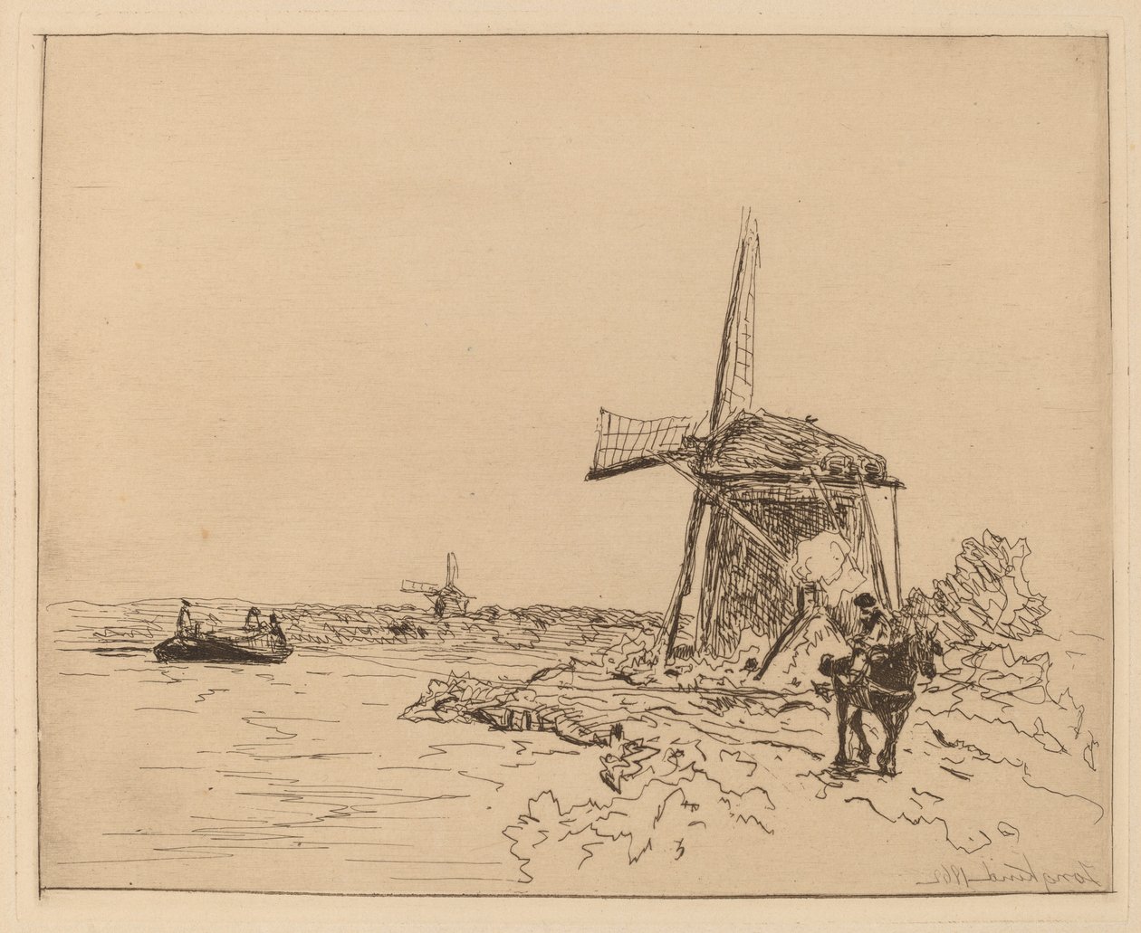 Çekme Yolu by Johan Barthold Jongkind