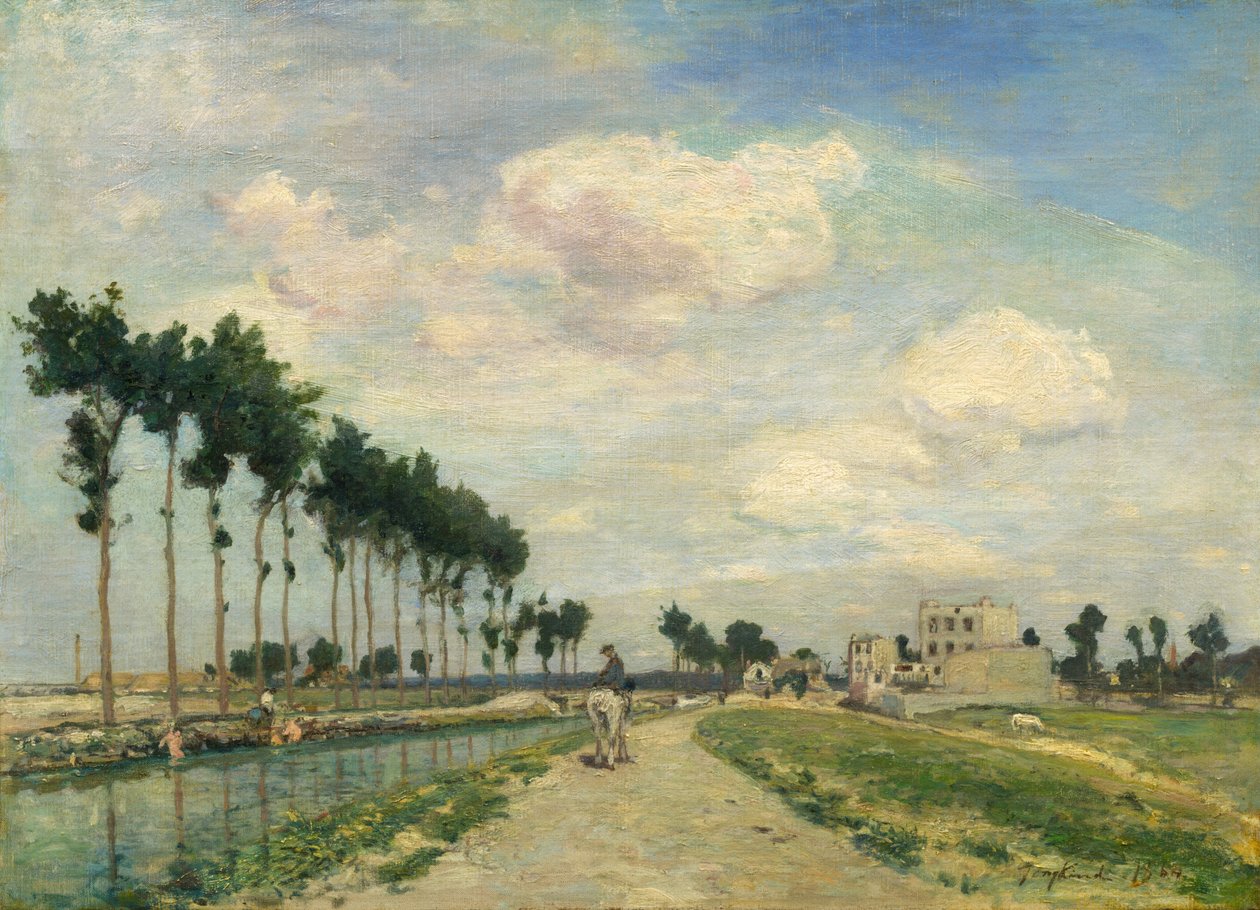 Çekme Yolu by Johan Barthold Jongkind